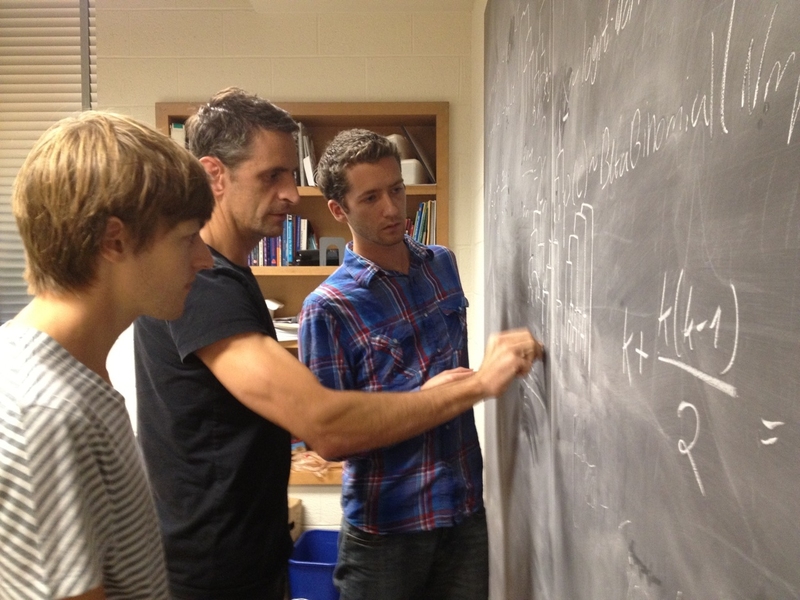 From left to right: Chris Smillie, Eric Alm and Mark Smith.