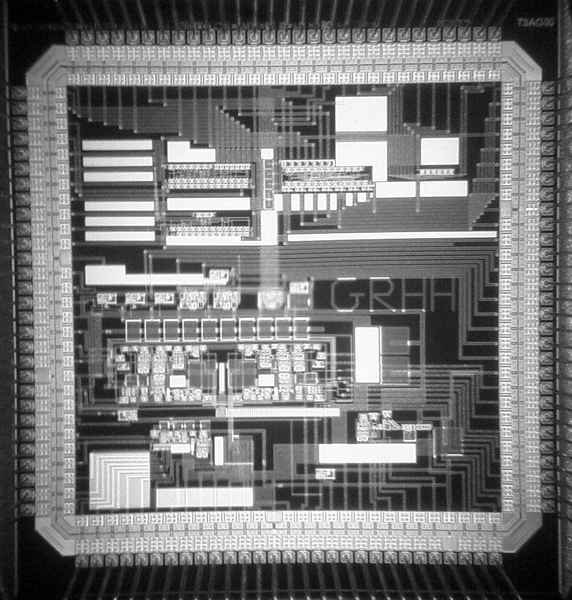 inside silicon chip