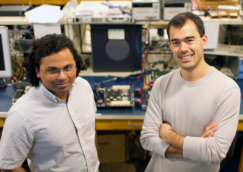 Nirav Dave PhD '11, left, and Myron King.