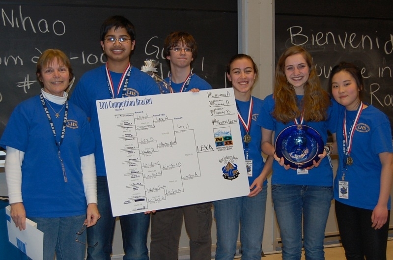 Blue Lobster Bowl 2011 champions from Lexington High School.