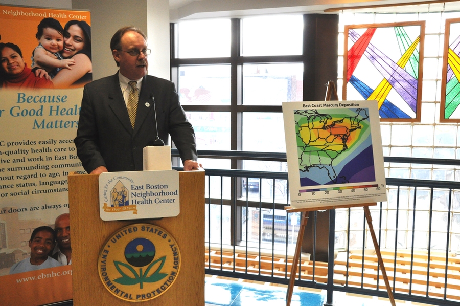 Curt Spalding, the regional administrator of EPA New England, explains the finalized Mercury and Air Toxics Standards (MATS) to reduce air pollution from coal and oil-fired powerplants.