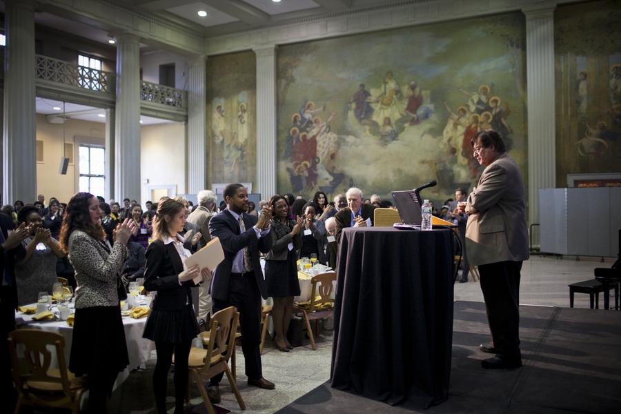 Tapia, a National Medal of Science recipient and a longtime champion of diversity in education, drew a standing ovation for his keynote address.