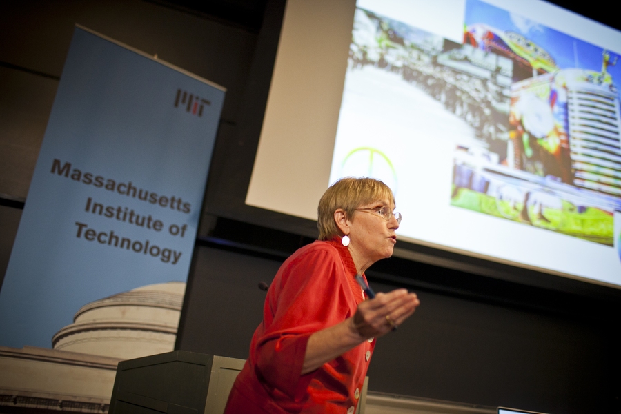 Biology and chemistry professor JoAnne Stubbe presents the 40th Annual James R. Killian Jr. Faculty Achievement Award Lecture, titled "Radicals: Your Life Is In Their Hands," on March 6.