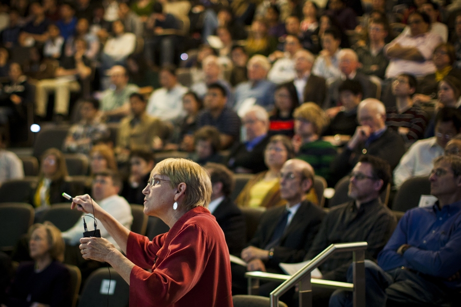Biology and chemistry professor JoAnne Stubbe presents the 40th Annual James R. Killian Jr. Faculty Achievement Award Lecture, titled "Radicals: Your Life Is In Their Hands," on March 6.