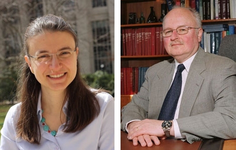 Assistant professor Bilge Yildiz, left, and Professor Harry Tuller.