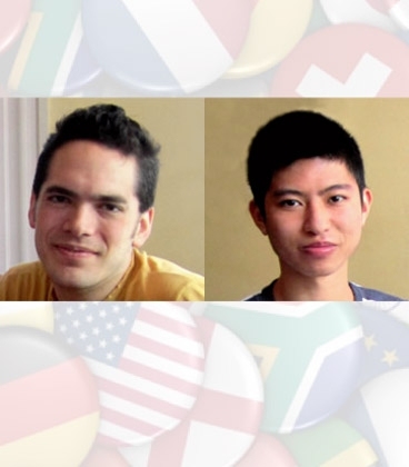 Freshman Adrian Jimenez-Galindo, left, and junior Eric Trac.