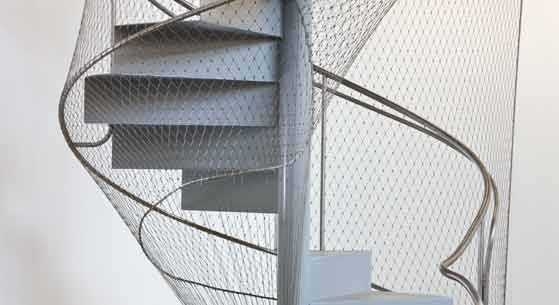 Detail of spiral stair from the Hinman Research Building at the Georgia Institute of Technology College of Architecture; designed by Nader Tehrani with Lord Aech & Sargent/Office dA team, and winner of an ever-growing string of prizes.