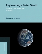The cover of <i>Engineering a Safer World: Systems Thinking Applied to Safety</i> (MIT Press)