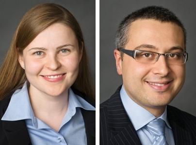 Darya Nachinkina, left, and Michael Slama SM ’08, PhD ’11 are among this year's 30 Soros Fellowship winners.