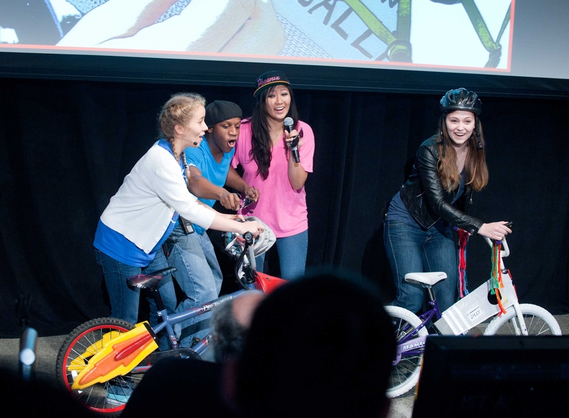 Course 2.00b (Toy Product Design) students participate in the PLAYsentations on May 15.