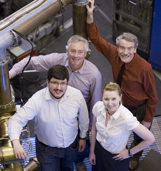 From left to right: Felix Parra, Denis Whyte, Anne White and Ian Hutchinson.