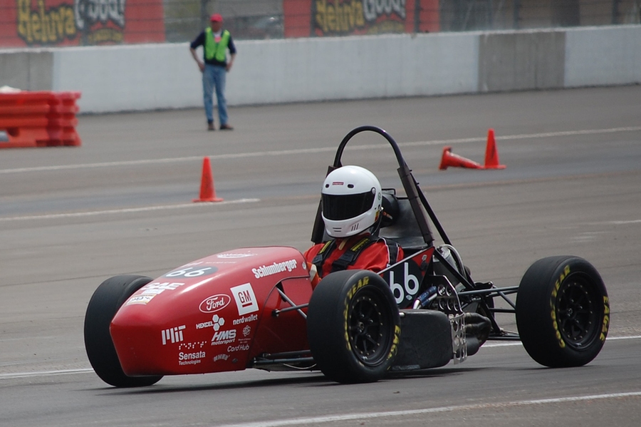 Formula SAE team placed 16th out of 120 teams from around the world at the Formula SAE in Michigan in May of this year — its best performance in that competition to date — with its last internal combustion engine car. The team is now preparing for the Nebraska 2013 electric competition.