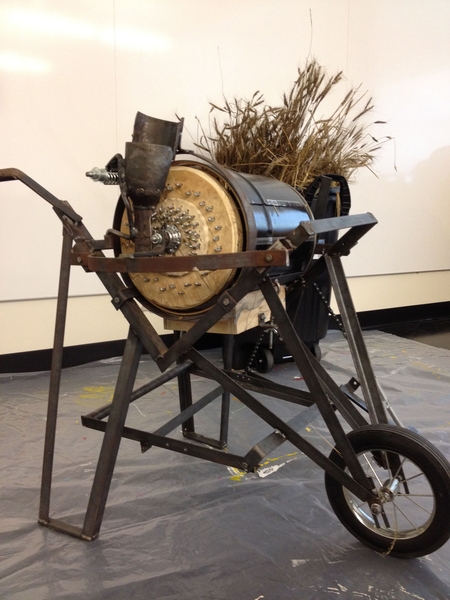 An affordable, efficient, pedal-powered thresher for wheat, maize, barley, rice sorghum and teff. A Scale-Ups Phase I project, in development for small-holder farmers in partnership with Agricultural Transformation Agency in Ethiopia and the Food and Agriculture Organization (United Nations) also in Ethiopia.