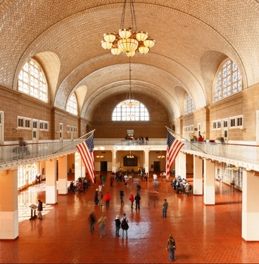 The Great Hall, Ellis Island, New York