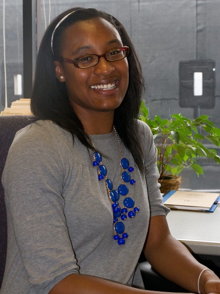 Alana Hamlett, assistant director for the Student Activities Office, organizes the MIT L.E.A.D. program, which offers workshops and online resources on leadership for students.