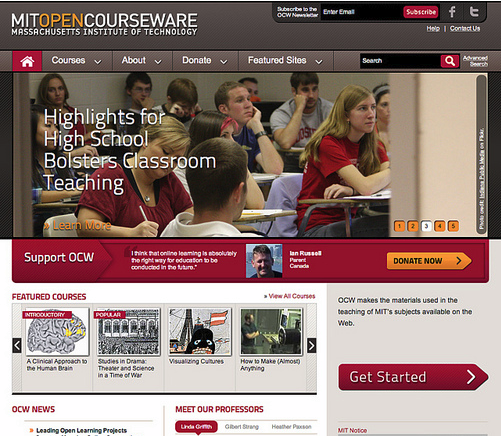 MIT OpenCourseWare To Launch Improved Site Design | MIT News ...