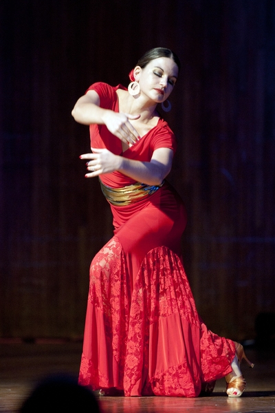 Esther Rheinbay danced the Latin Paso Doble to 'Espana Cani.'