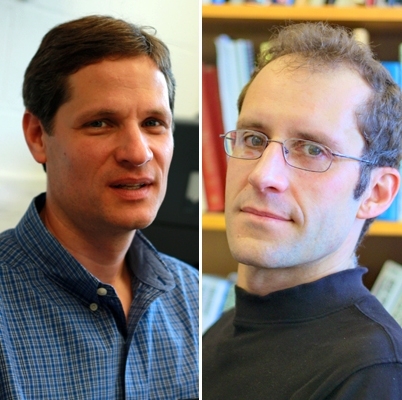 NSE Research Scientist Thomas McKrell, left, and Associate Professor of Nuclear Science and Engineering Jacopo Buongiorno.