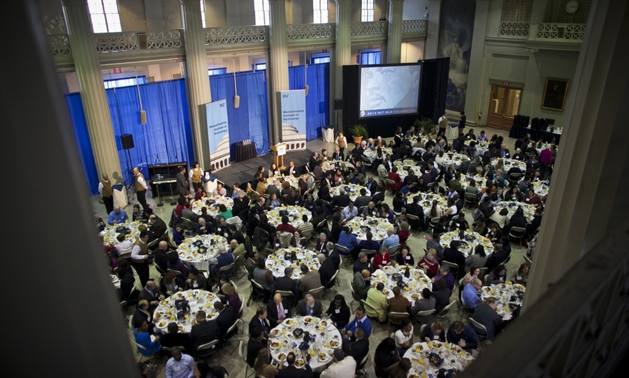 Students, faculty, staff, administrators and guests gathered in Morss Hall on Wednesday, Feb. 6, for the annual Martin Luther King Jr. Breakfast Celebration, which focused on 'Illuminating the elements of meritocracy.'