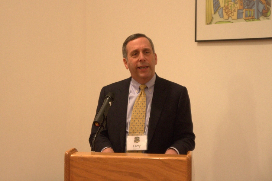 Larry Bacow '72, MIT’s chancellor from 1998 to 2001, spoke about the rich tradition of MIT Charm School.