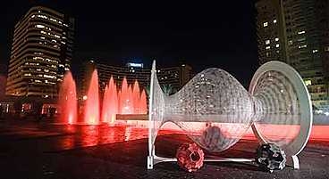 The Self-Assembly Line installation at TED Long Beach 2012  