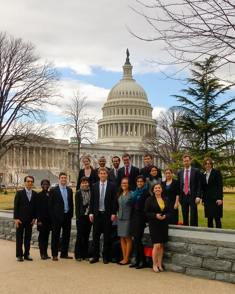 The MIT CVD 2013 student delegation at the Capitol