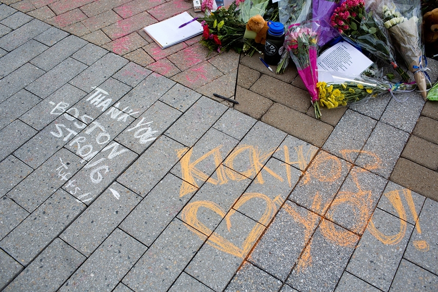 Slideshow: Community members pay respects at shooting site | MIT News ...