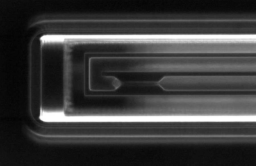 By measuring the speed at which a cell enters a narrow constriction, MIT engineers can determine how deformable the cell is.