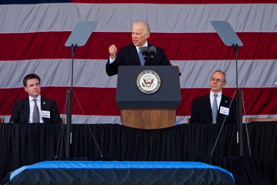 Vice President Biden saluted all law enforcement personnel and their families for their service and sacrifice.