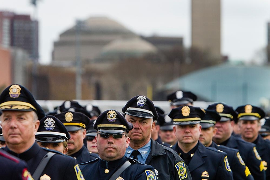 Thousands of law enforcement personnel were in attendance from departments across the country and from Canada.