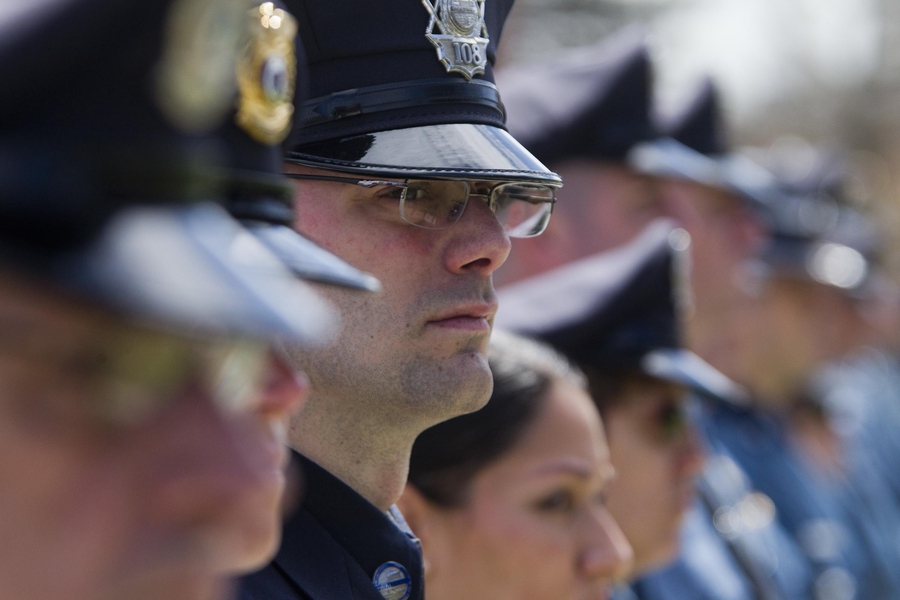 Thousands of law enforcement personnel were in attendance from departments across the country and from Canada.