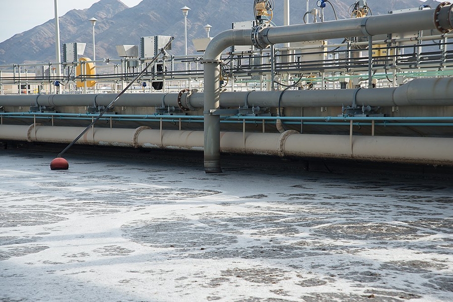 The water treatment plant in Henderson, Nev., a city near Las Vegas. Ninety percent of the water used in Las Vegas is recycled.