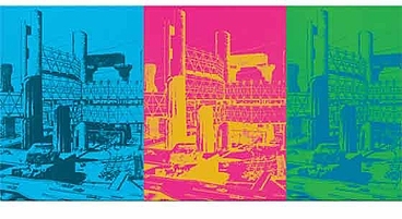 Arata Isozaki, "Future City (The Incubation Process)," 1962