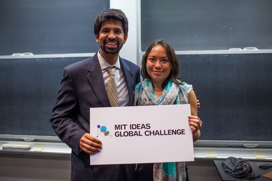 From left, Aleem Ahmed and Kaia Lai of Love Grain.