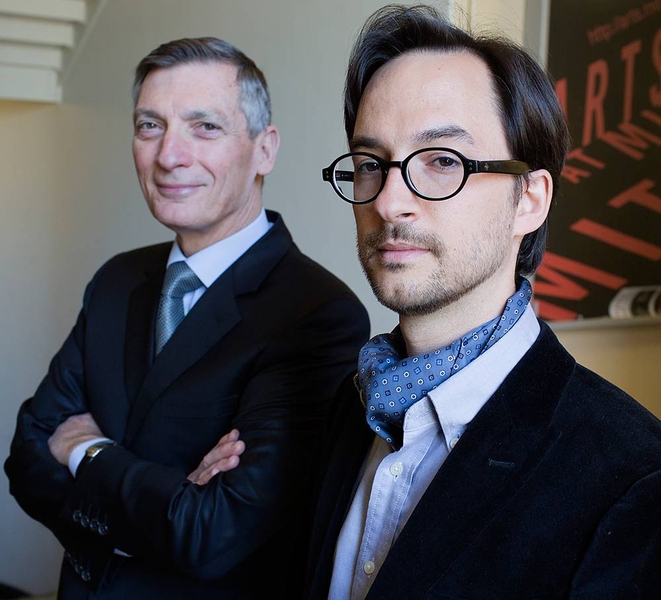 (From left): Donald Sadoway and Antoine Allanore