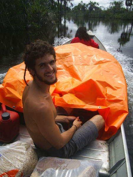 Traveling between villages.