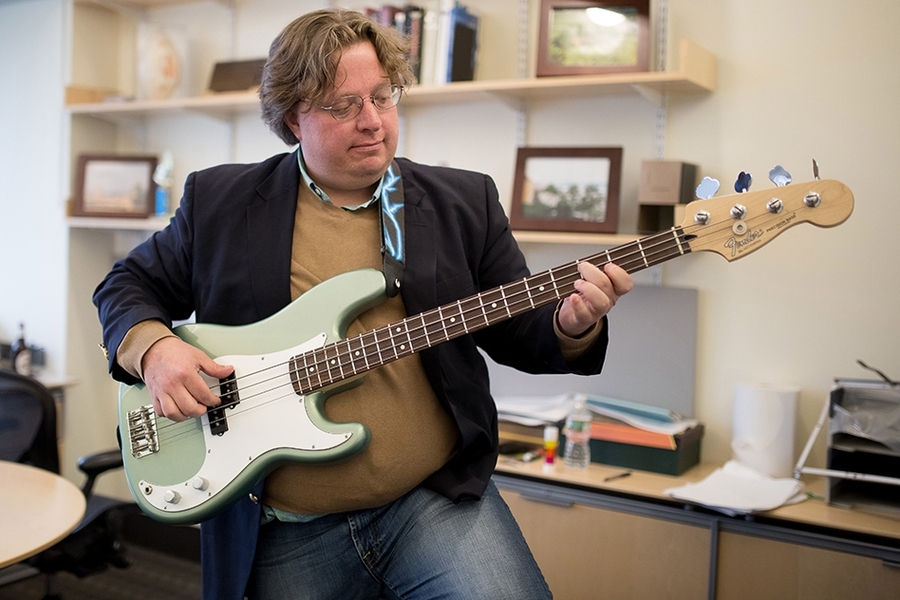 Hemann in his MIT office