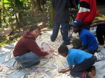 Jodie Wu (left) founder of Global Cycle Solutions in Tanzania and a former D-Lab Scale-Ups fellow.
