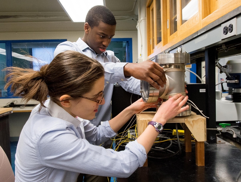 Pavlina Karafillis and Rasheed Auguste.