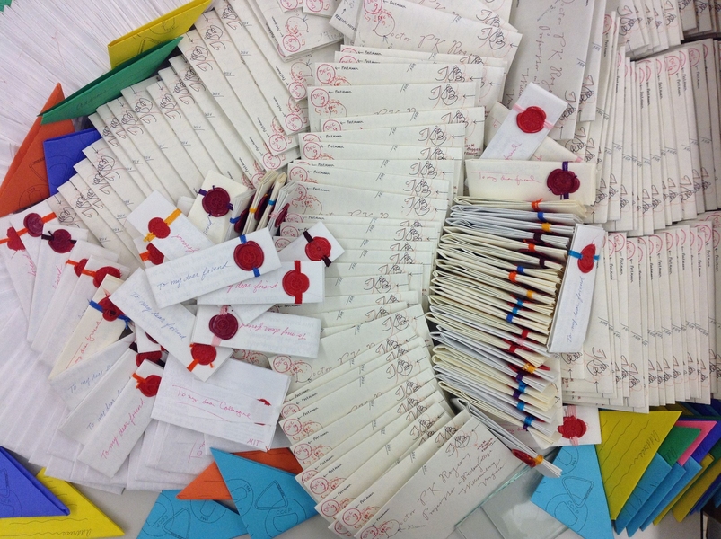 Facsimiles of historic locked letters