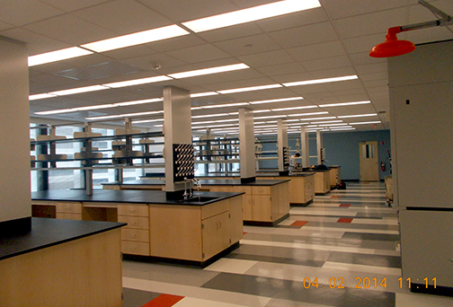 The new lab before moving in