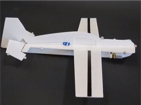 A team of CSAIL researchers designed a single-motor glider (pictured here) that can perch on power lines like a bird.
