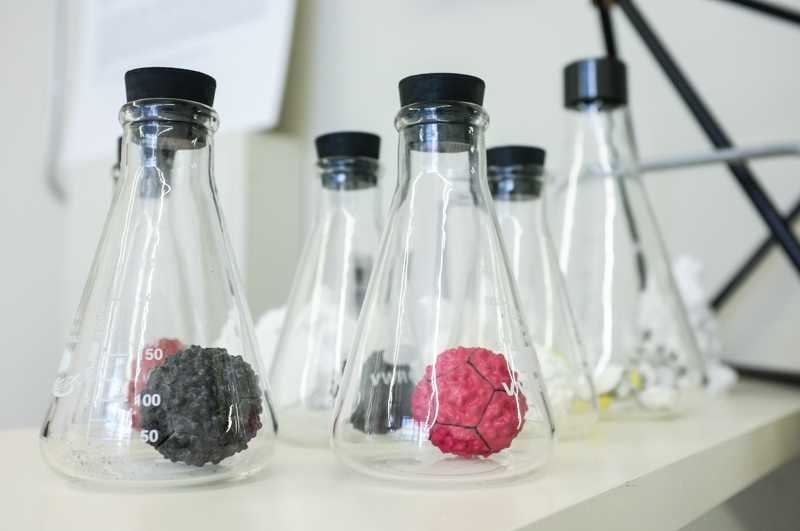 Scene from Skylar Tibbit's Self-Assembly Lab, featured in "This is Not a Ball"