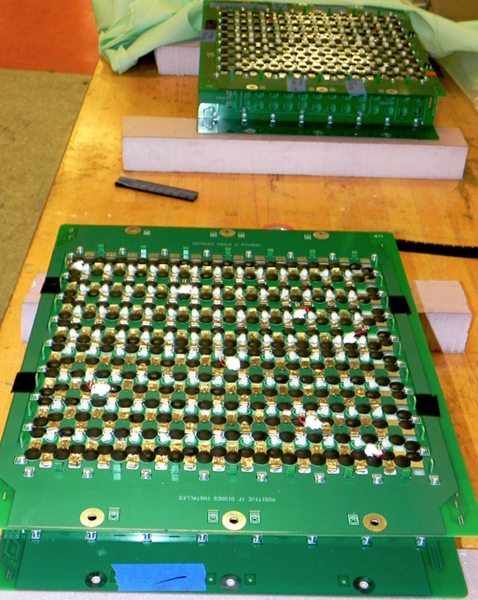 Battery packs for “Valkyrie" that the team built themselves.