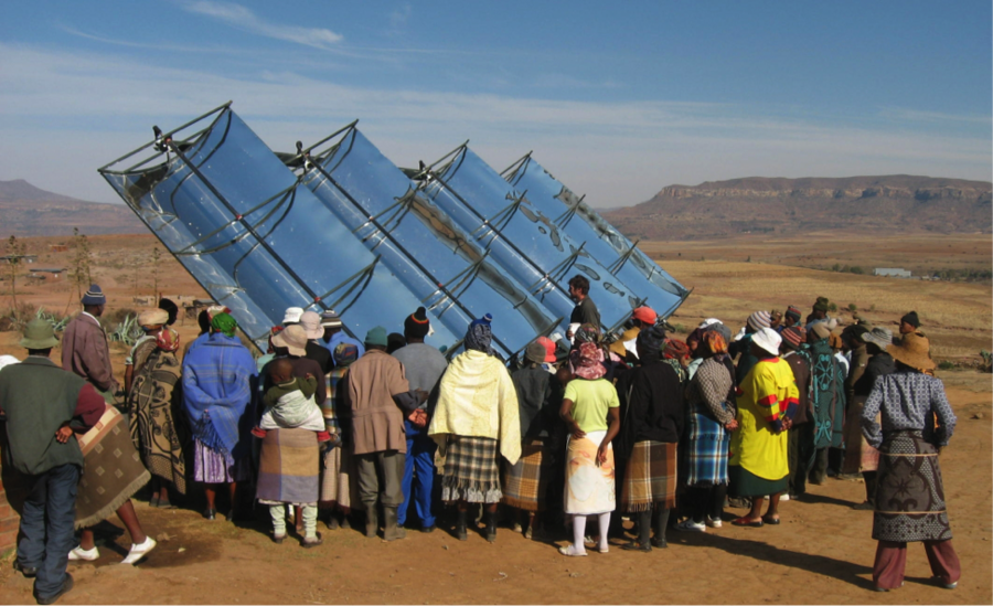 STG International harnesses solar energy for a microgrid in rural Lesotho.