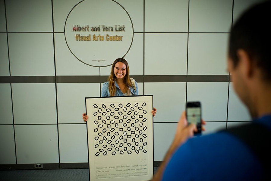 The Student Loan Art Program grows by 15 to 20 artworks every year.