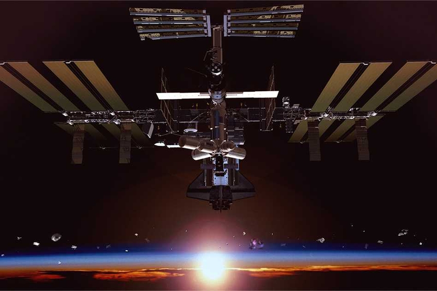 Artist rendering of the International Space Station (ISS)