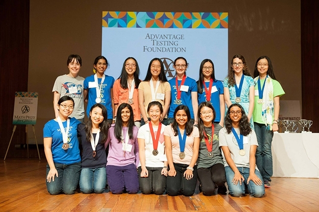The top 35 Math Prize for Girls performers each year are invited to compete in the proof-based Math Prize Olympiad the following year. 