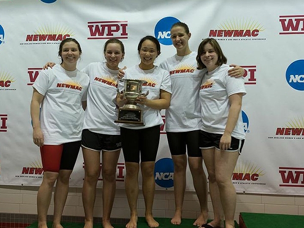Women's Swimming and Diving captured the NEWMAC championship for the fifth-straight season.