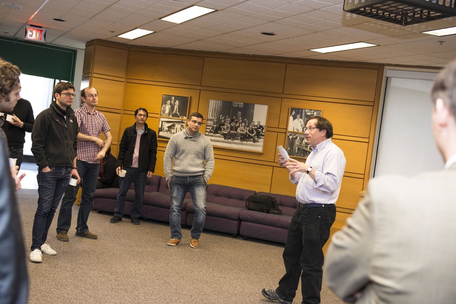As Postdoc6 was forming late in 2013, Professor Bill Freeman, then associate department head, spoke at an informal gathering of interested postdocs.  